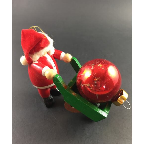 Vintage Avon Gallery Originals Hand-Painted Wood Ornaments (Set of 7) -1980s - v - Picture 4 of 5